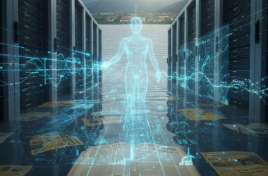 Illustration of Google utilise d'anciens rapports d'actualités et l'IA pour prévoir les inondations éclair