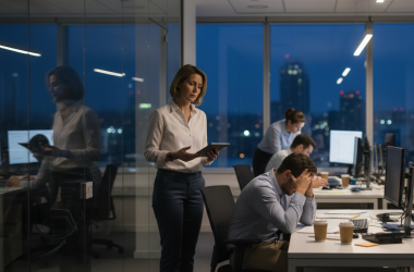 Illustration of "Je ne peux pas dire à un salarié de se coucher à 22 heures": comment parler du manque de sommeil à ses salariés? Sujet tabou et sacré casse-tête pour les managers