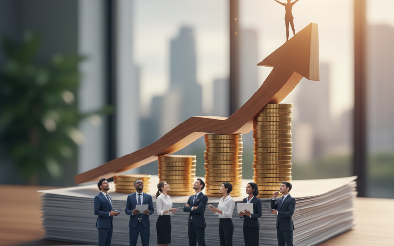 Illustration of Augmentation de salaire : qu’en est-il pour les professionnels RH ?