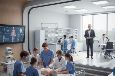 Illustration of « Pour faire face aux besoins de recrutements dans le soin, nous devons devenir notre propre centre de formation », par Luc Pastorel