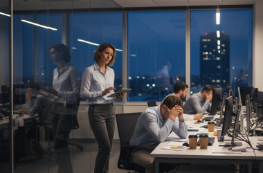 Illustration of "Je ne peux pas dire à un salarié de se coucher à 22 heures": comment parler du manque de sommeil à ses salariés? Sujet tabou et sacré casse-tête pour les managers