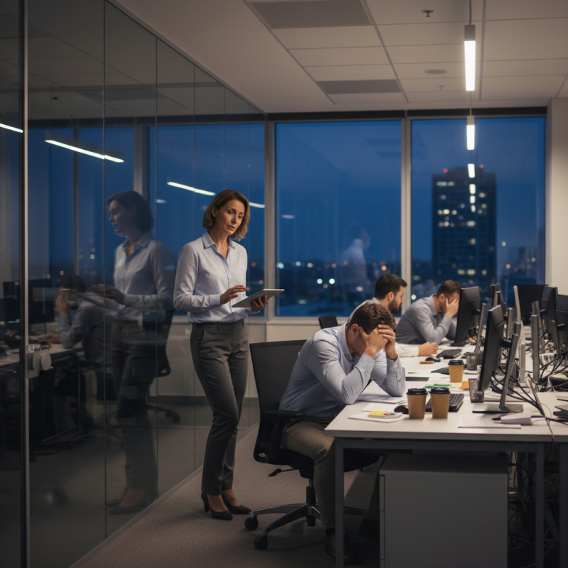 Illustration of "Je ne peux pas dire à un salarié de se coucher à 22 heures": comment parler du manque de sommeil à ses salariés? Sujet tabou et sacré casse-tête pour les managers