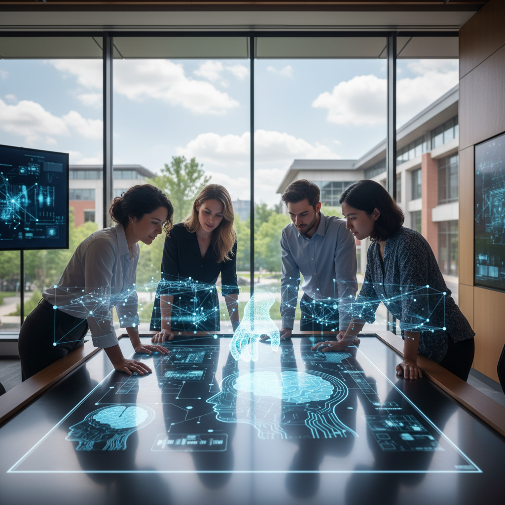 Illustration of La formation et l'enseignement à l'ère de l'IA (Journées Vincent Merle) - Centre Inffo