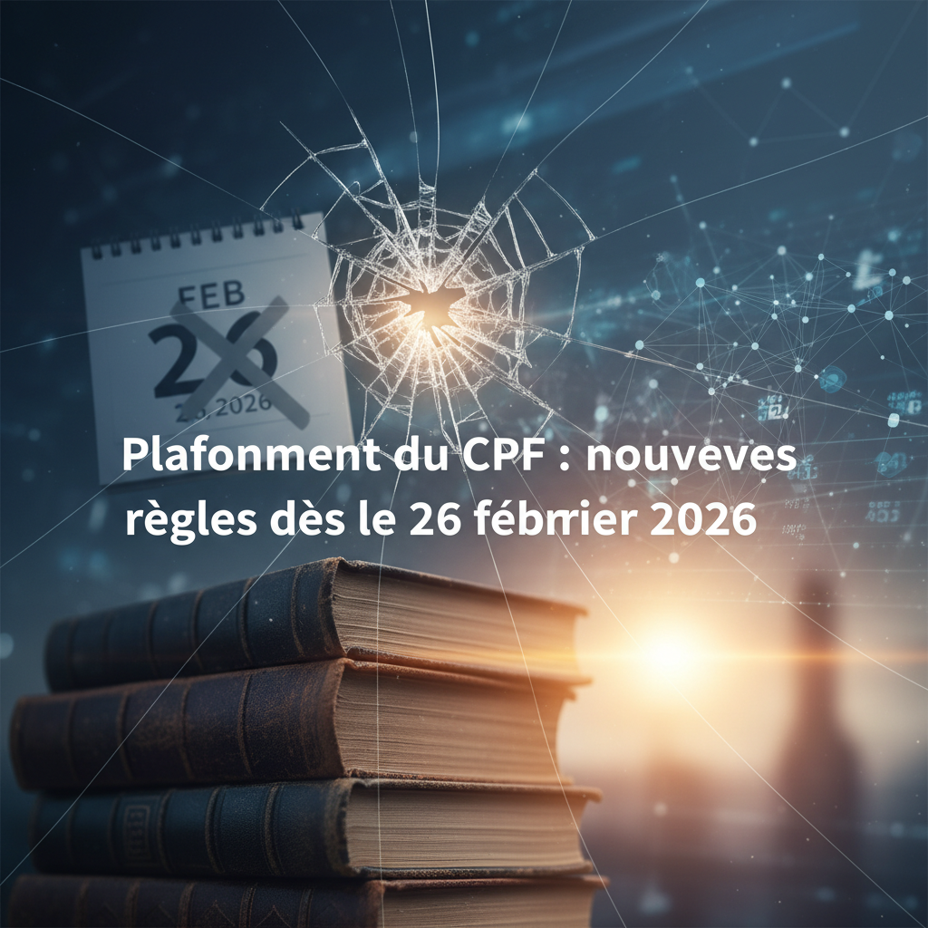 Illustration of Plafonnement du CPF : nouvelles règles dès le 26 février 2026 - Digiformag