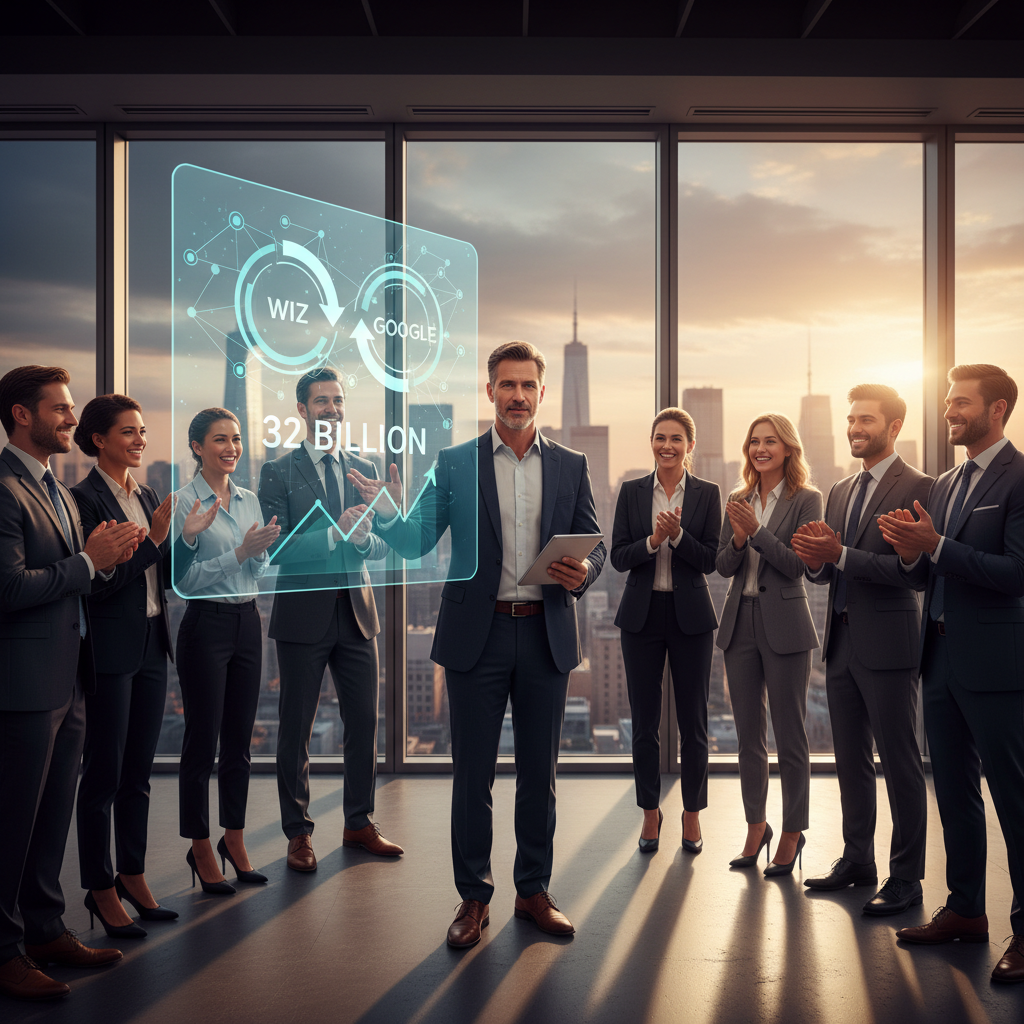 Illustration of Un investisseur de Wiz dévoile le rachat par Google de 32 milliards de dollars