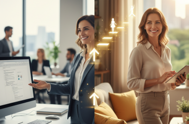 Illustration of Travail hybride : un levier de carrière pour les femmes ?