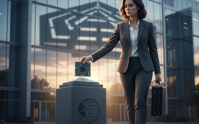 Illustration of La directrice hardware d'OpenAI Caitlin Kalinowski démissionne suite à l'accord avec le Pentagone