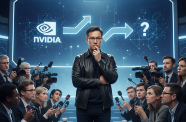 Illustration of Jensen Huang annonce que Nvidia se retire des investissements dans OpenAI et Anthropic, mais ses explications soulèvent plus de questions qu'elles n'apportent de réponses