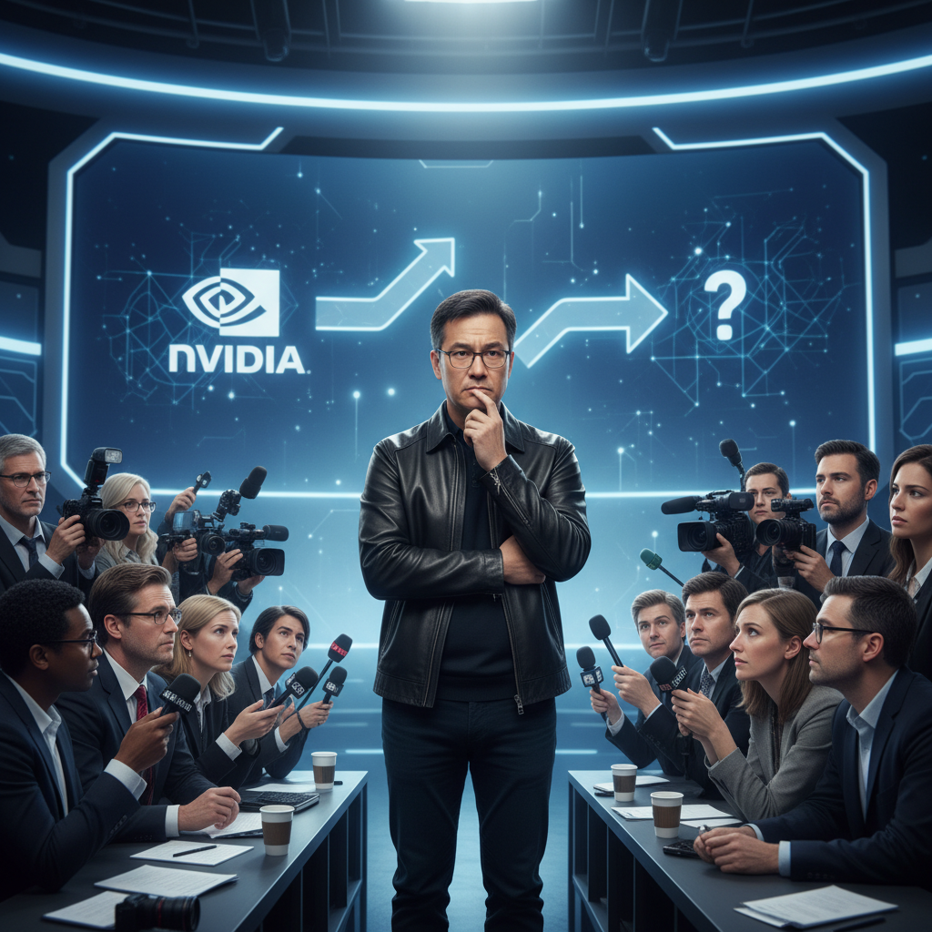 Illustration of Jensen Huang annonce que Nvidia se retire des investissements dans OpenAI et Anthropic, mais ses explications soulèvent plus de questions qu'elles n'apportent de réponses