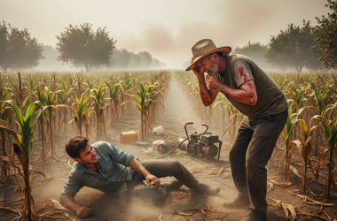 Illustration of "La pénibilité dans l'agriculture a toujours existé mais on est dans un autre niveau": évanouissements, nausées, brûlures chimiques... Comment le dérèglement climatique rend le travail agricole invivable