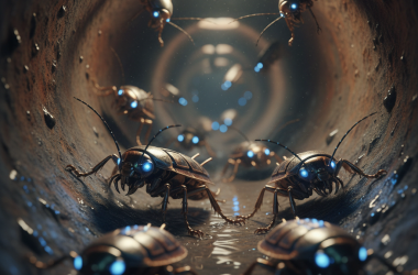 Illustration of Des cafards cyborg pour inspecter les canalisations, bienvenue en 2026 - Korben