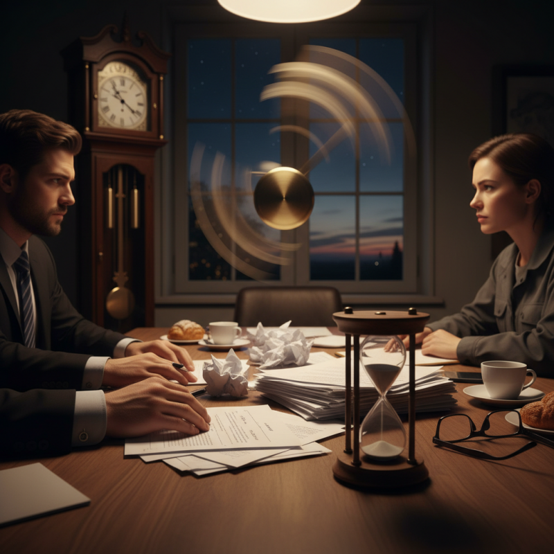 Illustration of Le temps presse : syndicats et patronat n'ont plus qu'une journée (et peut-être une partie de la nuit) pour trouver un accord sur les ruptures conventionnelles