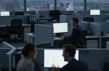 Illustration of Vous êtes isolés au travail et votre job ne vous apporte pas le statut social souhaité? Vous votez probablement pour le RN, selon cette étude qui suggère un lien entre le vote et le manque de confiance dans ses collègues