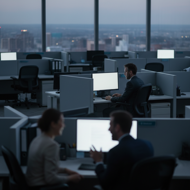 Illustration of Vous êtes isolés au travail et votre job ne vous apporte pas le statut social souhaité? Vous votez probablement pour le RN, selon cette étude qui suggère un lien entre le vote et le manque de confiance dans ses collègues