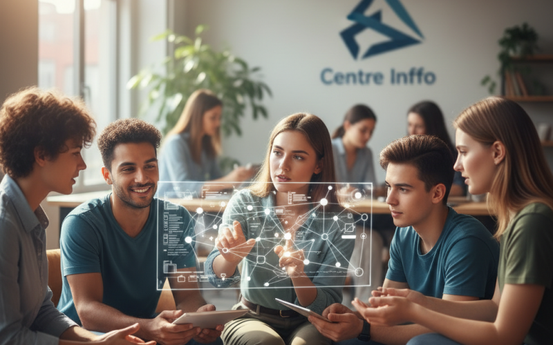 Illustration of Contrat d’engagement jeune : un accompagnement plus intensif et un impact plus rapide - Centre Inffo