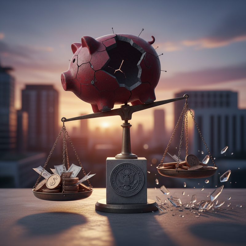 Illustration of Un déficit de 2,1 milliards d'euros: les comptes de l'assurance chômage attendus dans le rouge en 2026, l'Unédic pointe la responsabilité des ponctions de l'État