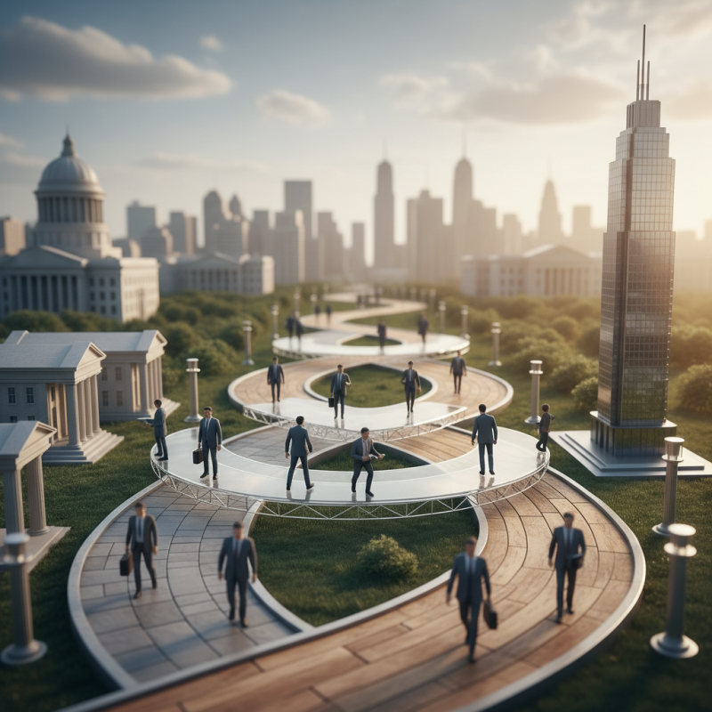 Illustration of Le cumul d’activités et les passages entre les secteurs public et privé | Le portail de la fonction publique