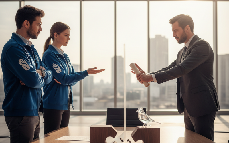 Illustration of "Je n'ai pas envie de discuter sur cette base-là": la CFDT rejette la proposition du Medef d'un CDI jeunes