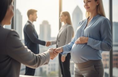 Illustration of Une femme enceinte peut-elle être licenciée pendant sa période d'essai? Non, répond la Cour de cassation (sauf si l'entreprise prouve que le motif n'a rien à voir avec la grossesse)