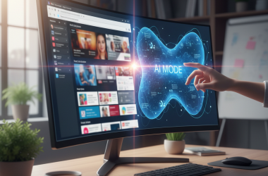 Illustration of Google permet désormais d'explorer le web côte à côte avec le Mode IA