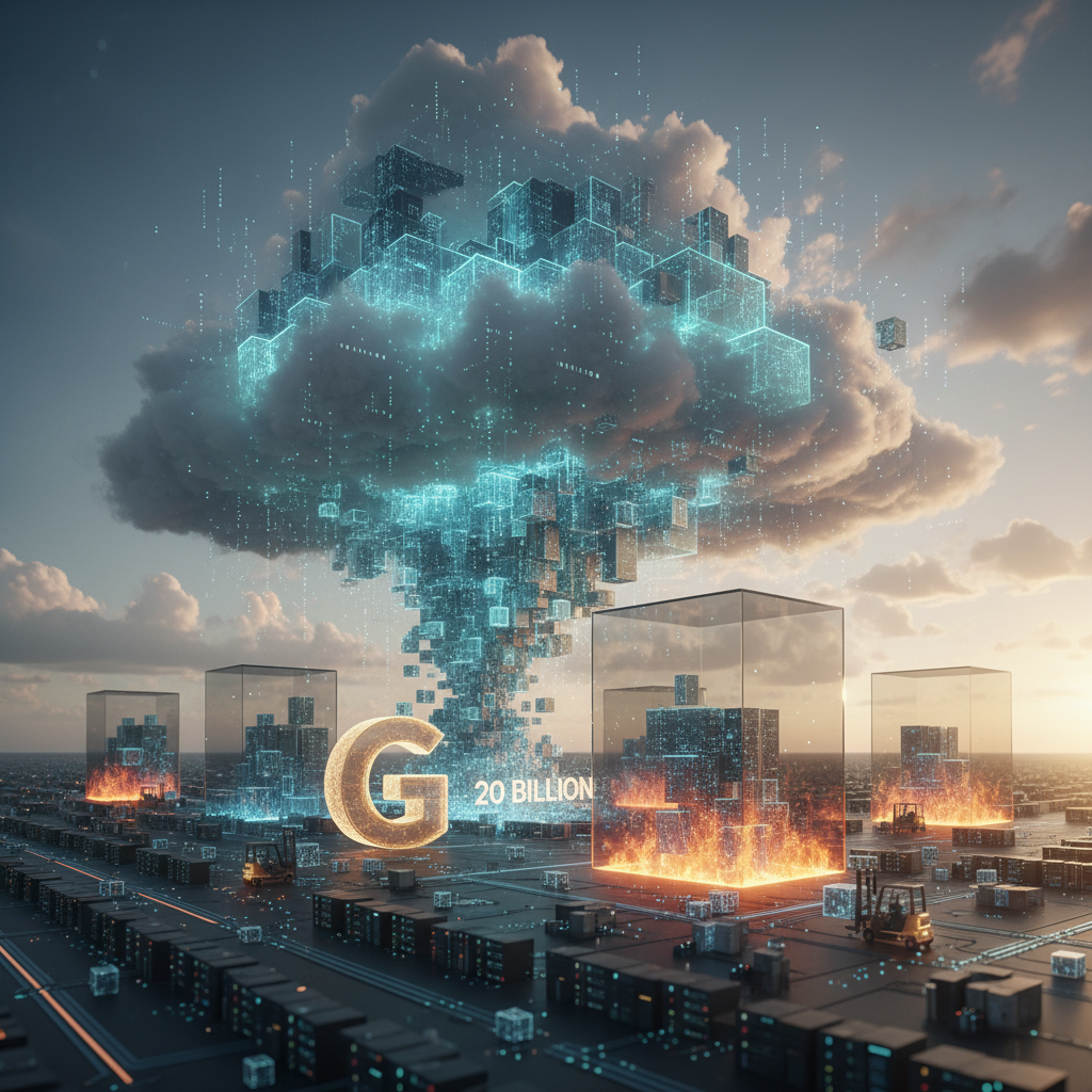 Illustration of Google Cloud dépasse 20 milliards de dollars, mais indique que sa croissance a été limitée par la capacité