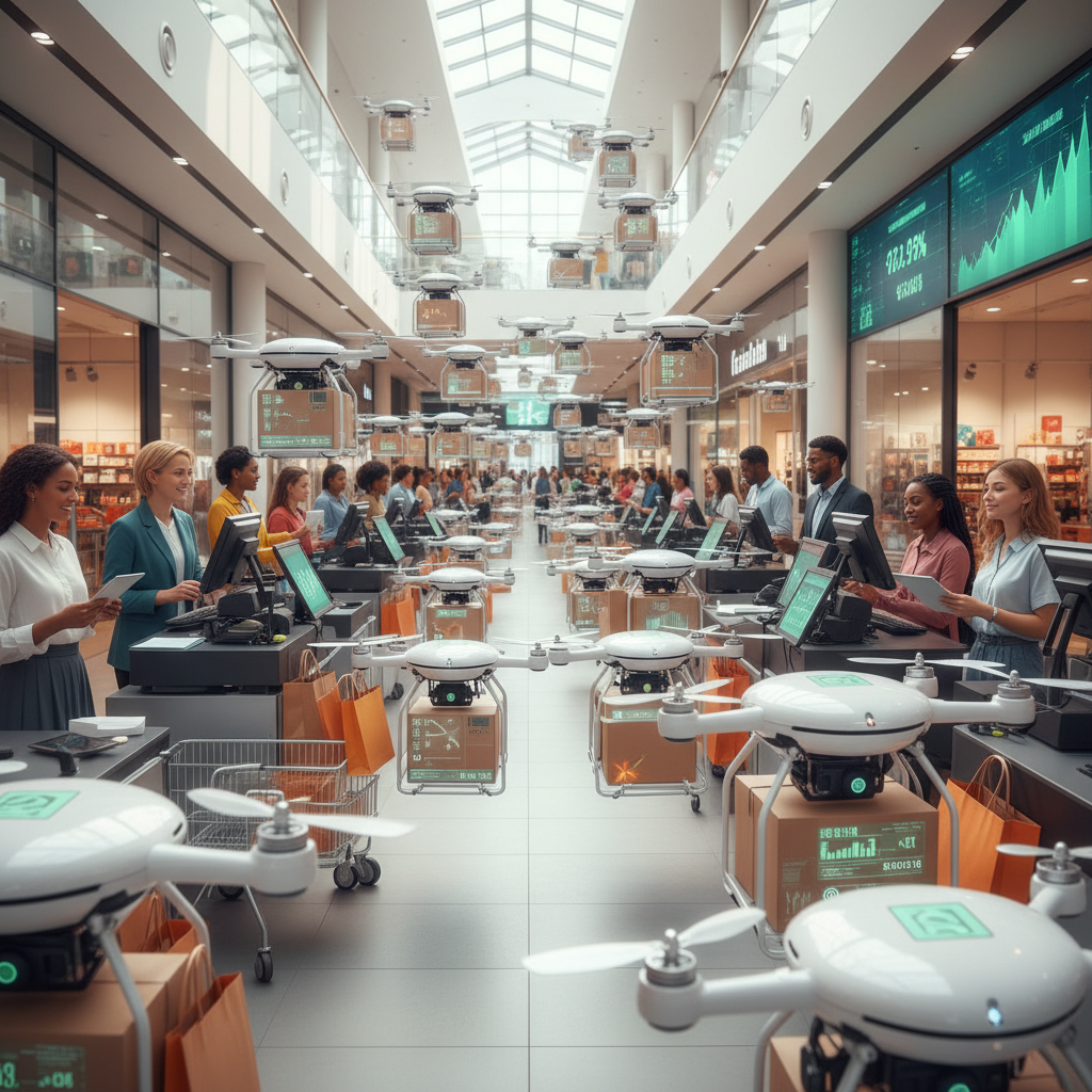 Illustration of Le trafic IA vers les détaillants américains a augmenté de 393 % au premier trimestre, et cela booste également leurs revenus