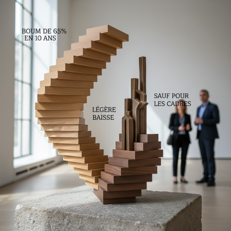 Illustration of Après le boum de 65% en 10 ans, le nombre de ruptures conventionnelles a commencé à légèrement baisser (sauf pour les cadres)