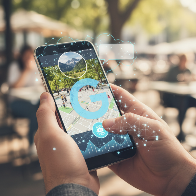Illustration of Google Maps peut désormais rédiger des légendes pour vos photos grâce à l'IA