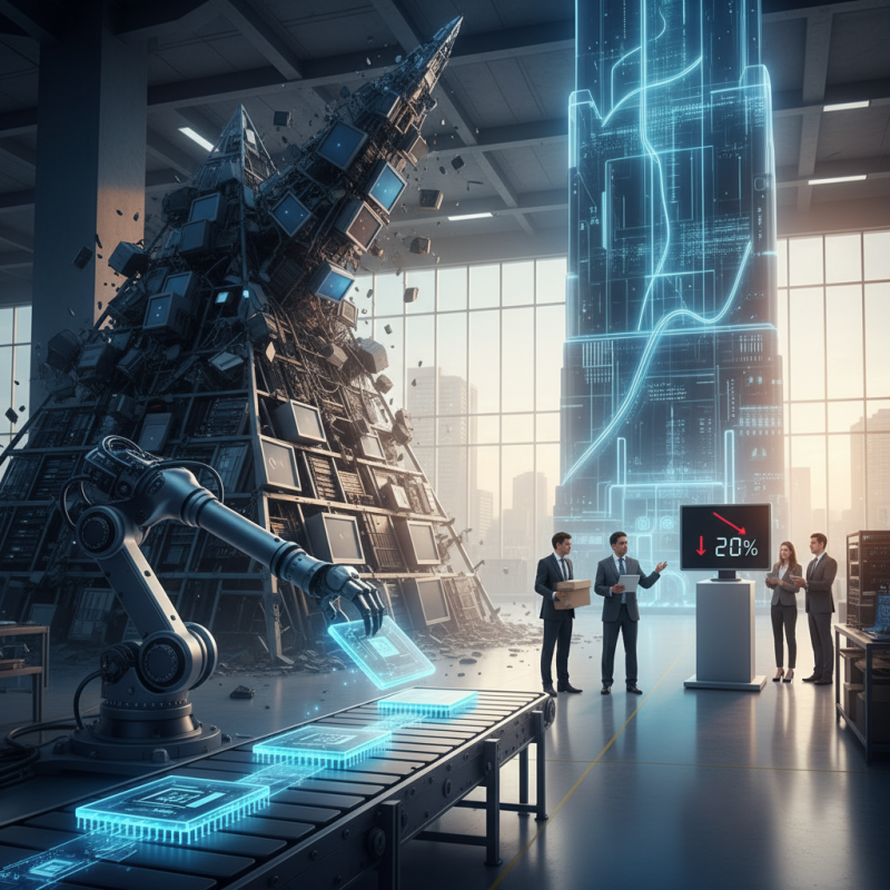 Illustration of "Un retournement brutal": après 20 ans de hausse, le nombre d'emplois dans l'informatique baisse en France alors que la production augmente (c'est probablement l'IA qui est à l'œuvre)