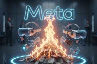 Illustration of Meta continue de brûler de l’argent sur la RA/VR