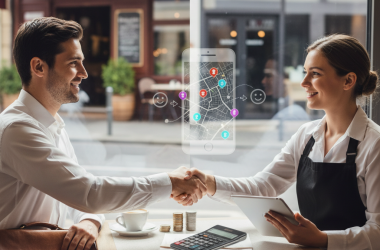 Illustration of Deux serveurs échangent de resto pour réduire leur temps de trajet : ces chercheurs imaginent un révolutionnaire "Tinder des postes" qui permettrait à 4 millions de salariés de travailler près de chez eux (et d'économiser 1.500 euros par an)