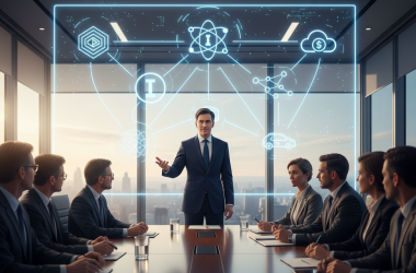 Illustration of Le PDG d'Amazon vise Nvidia, Intel, Starlink, et plus encore dans sa lettre annuelle aux actionnaires