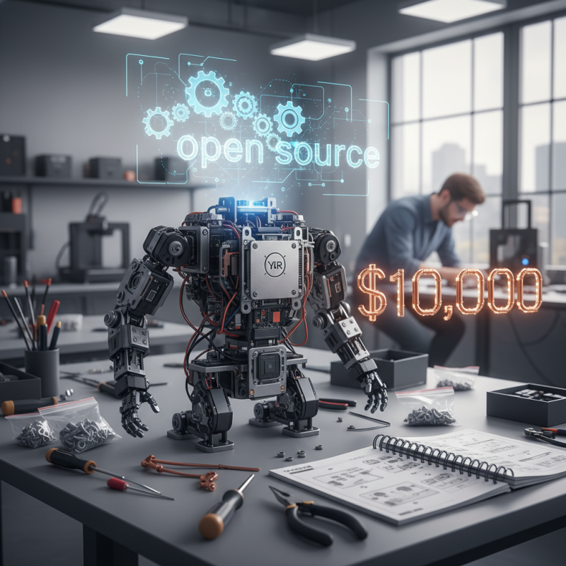 Illustration of YOR - Le robot open source à 10 000 dollars à monter soi-même - Korben