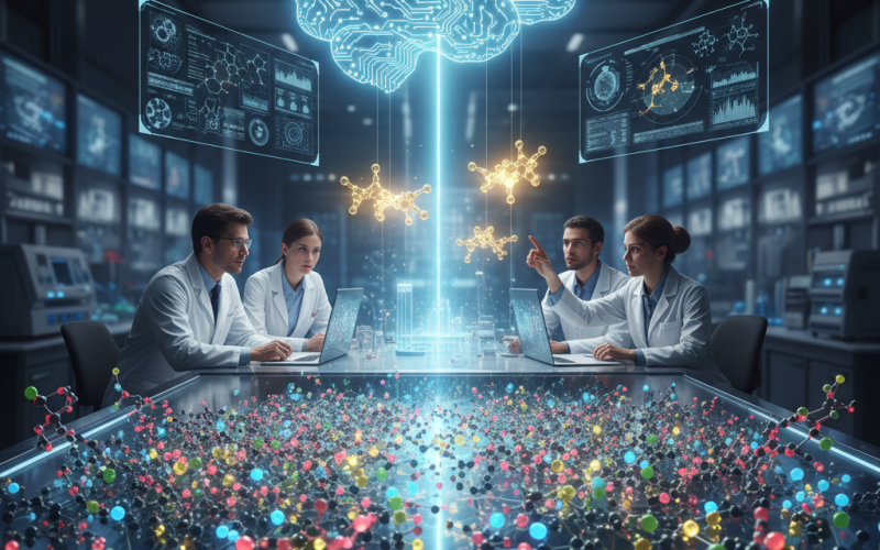 Illustration of L'IA génère plus de pistes médicamenteuses que jamais. Cette startup veut identifier celles qui comptent