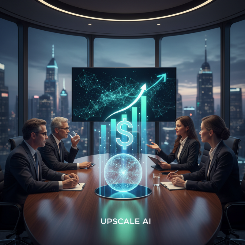 Illustration of Upscale AI en pourparlers pour une levée de fonds à 2 milliards de dollars, selon un rapport