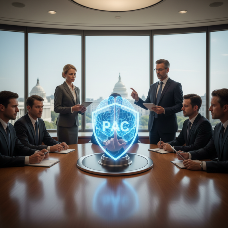 Illustration of Anthropic intensifie ses activités politiques avec un nouveau PAC