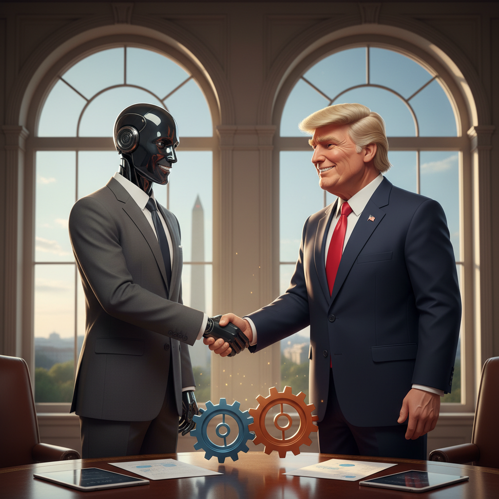 Illustration of La relation entre Anthropic et l'administration Trump semble en voie de réchauffement