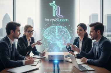 Illustration of Formation à l’intelligence artificielle : Innov8Learn cible les PME avec son dispositif IA 360 - Centre Inffo
