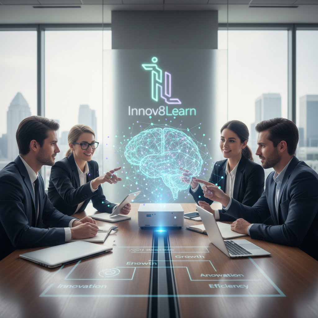 Illustration of Formation à l’intelligence artificielle : Innov8Learn cible les PME avec son dispositif IA 360 - Centre Inffo
