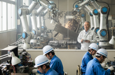 Illustration of Au Japon, le robot ne remplace pas votre emploi ; il occupe celui que personne ne veut