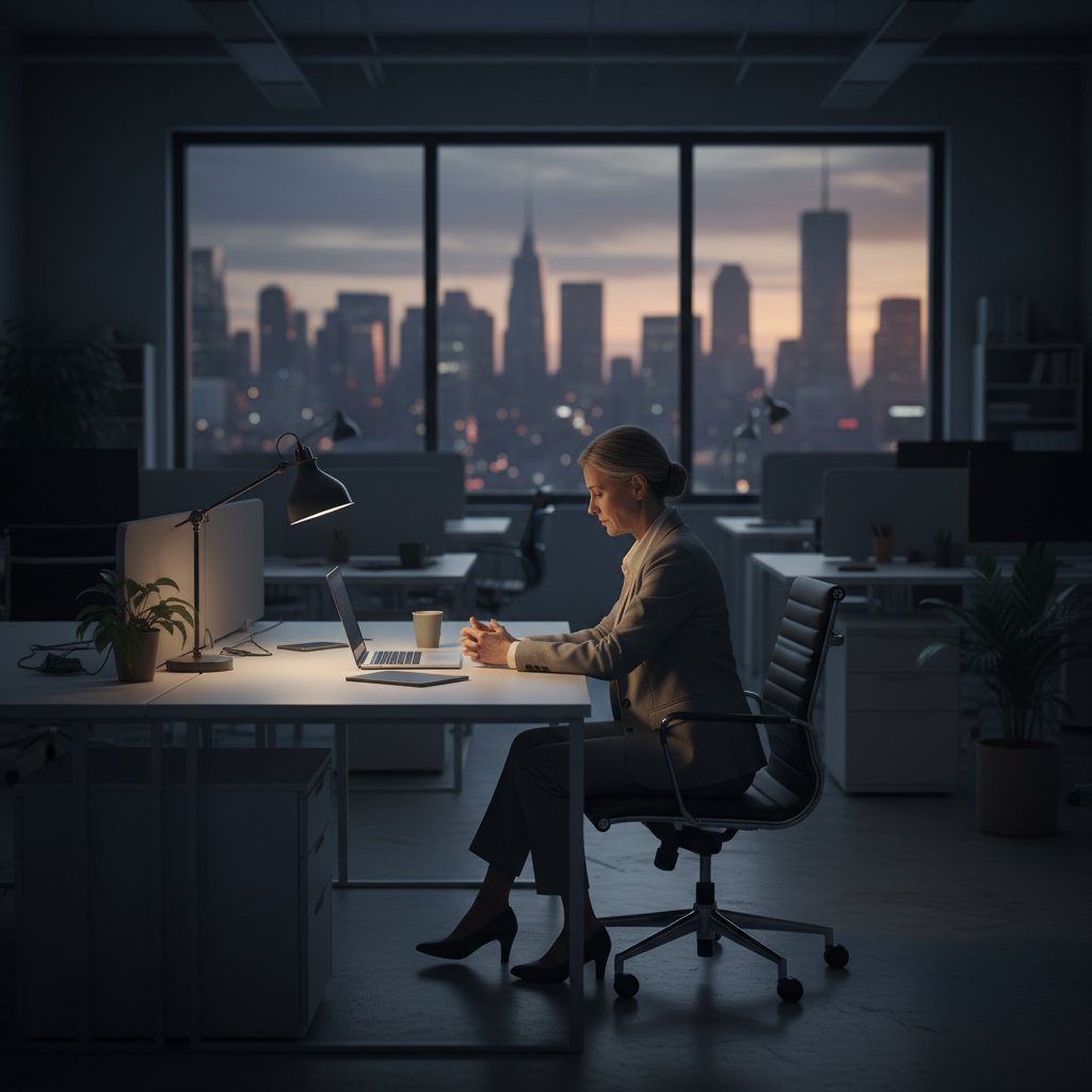 Illustration of Le décrochage silencieux des managers : ça ressemble à quoi ?