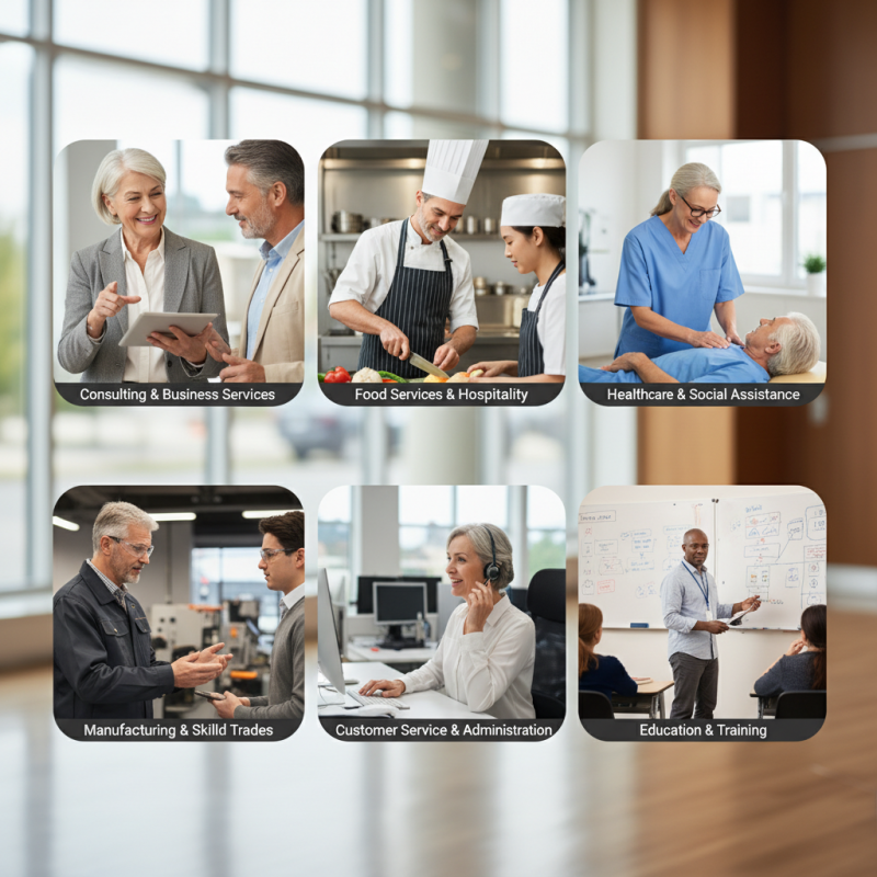 Illustration of Les 6 métiers qui embauchent le plus de seniors en 2026