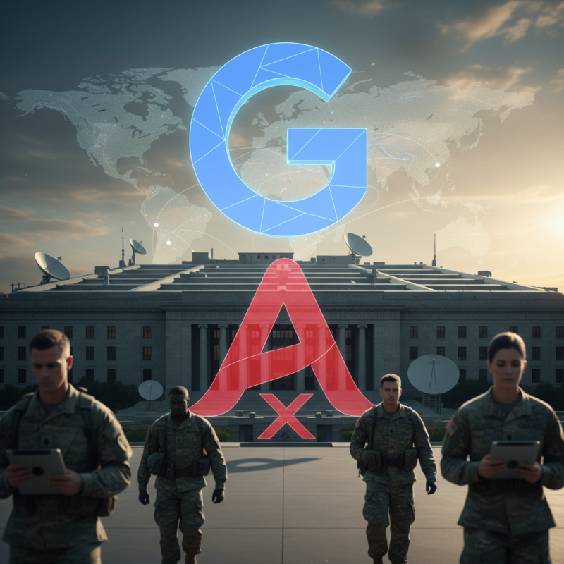 Illustration of Google étend l'accès à son IA au Pentagone après le refus d'Anthropic