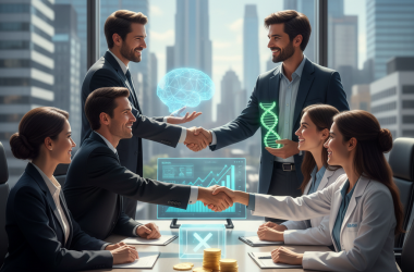 Illustration of Anthropic acquiert la startup biotech Coefficient Bio dans une opération de 400 millions de dollars : Selon des rapports