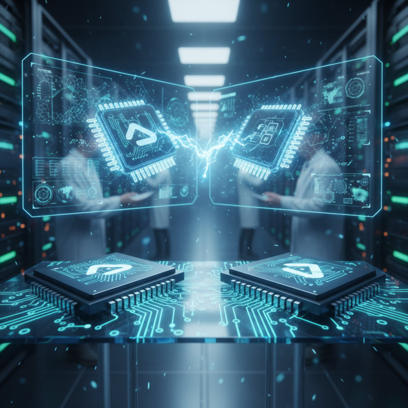 Illustration of Lancement par Google Cloud de deux nouvelles puces AI pour rivaliser avec Nvidia