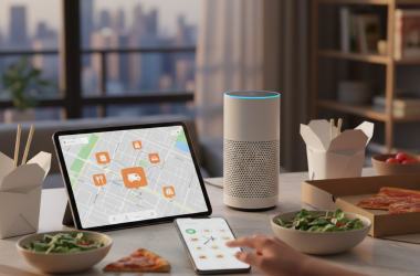 Illustration of Alexa+ offre une nouvelle expérience de commande alimentaire avec Uber Eats et Grubhub