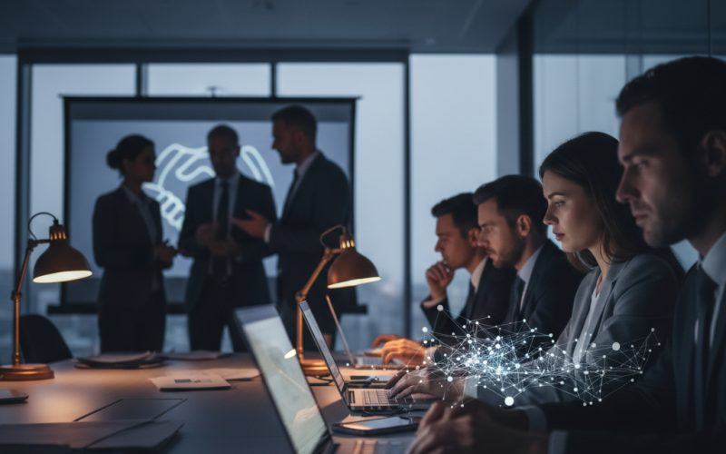 Illustration of De plus en plus de fonctionnaires utilisent "une IA clandestine", le gouvernement veut une négociation avec les syndicats pour définir des règles d'éthique et de souveraineté