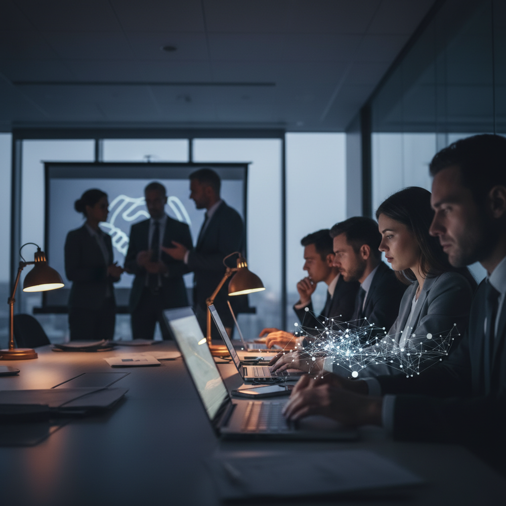 Illustration of De plus en plus de fonctionnaires utilisent "une IA clandestine", le gouvernement veut une négociation avec les syndicats pour définir des règles d'éthique et de souveraineté