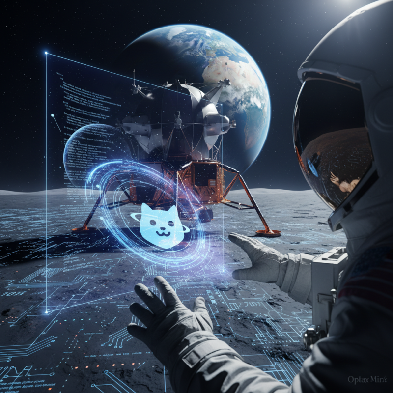 Illustration of Le code qui a posé Apollo 11 sur la Lune est libre d'accès sur GitHub - Korben