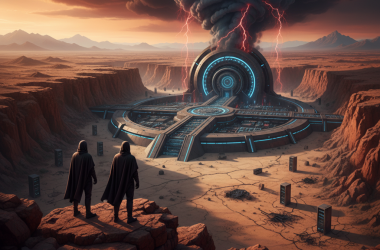 Illustration of L'Iran menace les centres de données d'IA « Stargate »